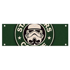 Stormtrooper Coffee Banner And Sign 6  X 2  by Cendanart