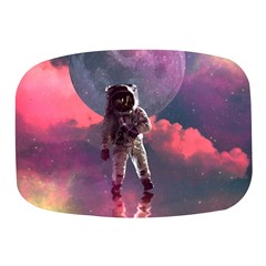 Aesthetic Astronautics Atmosphere Blue Clouds Cosmos Fantasy Galaxy Mini Square Pill Box by Cendanart