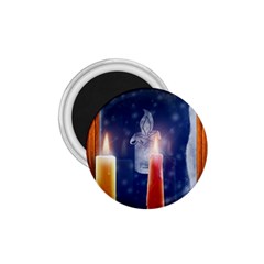 Christmas Lighting Candles 1 75  Magnets by Cendanart