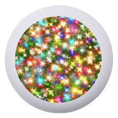 Star Colorful Christmas Abstract Dento Box With Mirror by Cendanart