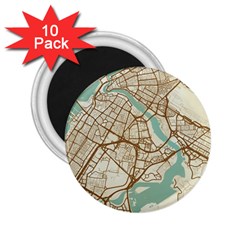 Mapart Dubai Map 2 25  Magnets (10 Pack)  by Proyonanggan