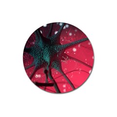 Coronavirus Corona Virus Magnet 3  (round) by Cemarart