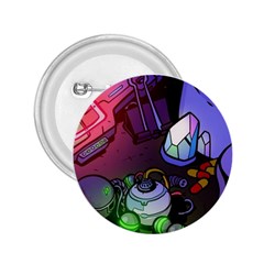 Graffiti Corazones Kingdom Saga Super 2 25  Buttons by Cemarart