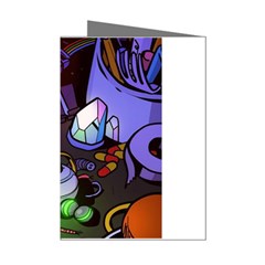 Graffiti Corazones Kingdom Saga Super Mini Greeting Cards (pkg Of 8) by Cemarart