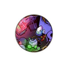 Graffiti Corazones Kingdom Saga Super Hat Clip Ball Marker (4 Pack) by Cemarart