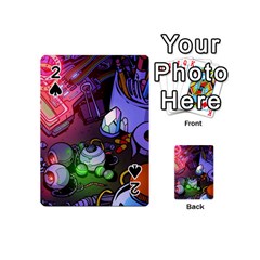 Graffiti Corazones Kingdom Saga Super Playing Cards 54 Designs (mini) by Cemarart