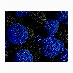 Raspberry One Edge Small Glasses Cloth (2 Sides) by Cemarart