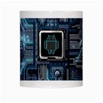 Circuit Board Motherboard White Mug Center