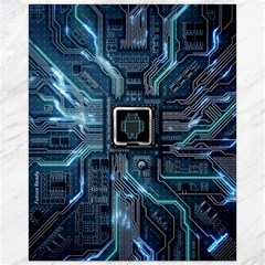 Circuit Board Motherboard Canvas 16  X 20  by Cemarart