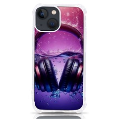 Headphones Sound Audio Music Radio Iphone 13 Mini Tpu Uv Print Case by Hannah976
