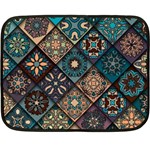 Flower Texture Background Colorful Pattern Fleece Blanket (Mini) 35 x27  Blanket
