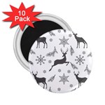 Gray-christmas-element-background-f4f0c9d44b5bbf0cb59e1f7f8d159344 2.25  Magnets (10 pack)  Front