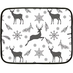 Gray-christmas-element-background-f4f0c9d44b5bbf0cb59e1f7f8d159344 Fleece Blanket (mini) by saad11