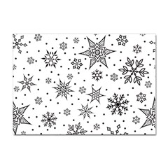 Snowflake-icon-vector-christmas-seamless-background-531ed32d02319f9f1bce1dc6587194eb Crystal Sticker (a4) by saad11