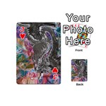 Wing on abstract delta Playing Cards 54 Designs (Mini) Front - HeartJ