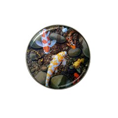 Koi Fish Clown Pool Stone Hat Clip Ball Marker (4 Pack) by Cemarart