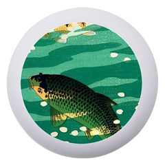 Japanese Koi Fish Dento Box With Mirror by Cemarart