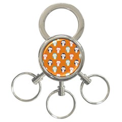 Cute Penguin Funny Pattern 3-ring Key Chain by Grandong