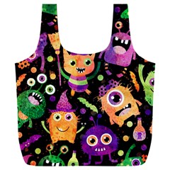 Fun Halloween Monsters Full Print Recycle Bag (xxl) by Grandong