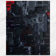 Abstract Tech Computer Motherboard Technology Canvas 16  X 20  by Cemarart