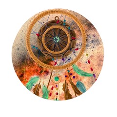 Dream Catcher Colorful Vintage Mini Round Pill Box (pack Of 3) by Cemarart