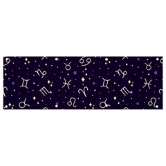 Zodiac Symbols Sign And Stars Pattern Seamless Pattern Banner And Sign 9  X 3  by Cemarart