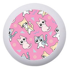 Cute Animal Little Cat Seamless Pattern Dento Box With Mirror by Cemarart