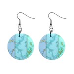 Background Marble Set Mini Button Earrings Front