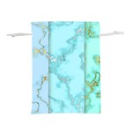 Background Marble Set Lightweight Drawstring Pouch (M) Back
