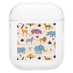 Wild Animals Seamless Pattern Soft Tpu Airpods 1/2 Case by Ndabl3x