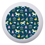 Cute Babies Toys Seamless Pattern Dento Box with Mirror Front
