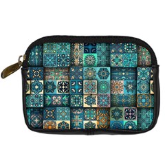 Texture Pattern Abstract Colorful Digital Art Digital Camera Leather Case by Ndabl3x