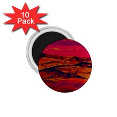 Time Wind Polishpattern Architecture Building City Cityscape Nature Pop-art Pop Surrealism  Retrowave 1 75  Magnets (10 Pack)  by Cemarart