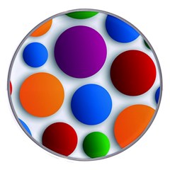 Abstract Dots Colorful Wireless Fast Charger(white) by nateshop