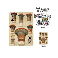Egyptian Architecture Column Playing Cards 54 Designs (mini) by Proyonanggan