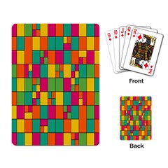 Abstract-background Playing Cards Single Design (rectangle) by nateshop