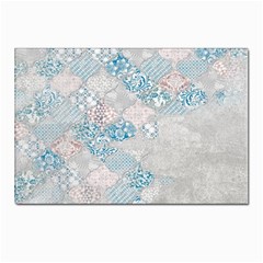 Vintage Retro Texture, Light Retro Background Postcards 5  X 7  (pkg Of 10) by nateshop