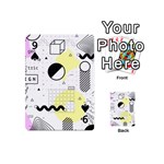 Graphic Design Geometric Background Playing Cards 54 Designs (Mini) Front - Spade9