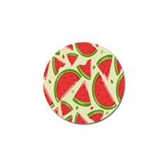 Cute Watermelon Seamless Pattern Golf Ball Marker (10 Pack) by Grandong