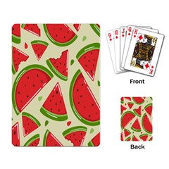 Cute Watermelon Seamless Pattern Playing Cards Single Design (rectangle) by Grandong