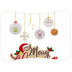 Merry Christmas  Velour Seat Head Rest Cushion by bego