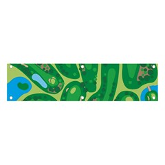 Golf Course Par Golf Course Green Banner And Sign 4  X 1  by Cemarart