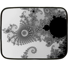 Males Mandelbrot Abstract Almond Bread Fleece Blanket (mini) by Cemarart