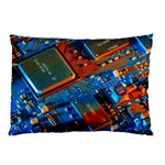 Gray Circuit Board Electronics Electronic Components Microprocessor Pillow Case 26.62 x18.9  Pillow Case