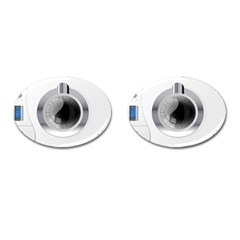 Washing Machines Home Electronic Cufflinks (oval) by Proyonanggan