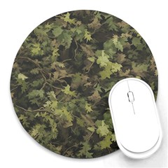 Birds Pattern Colorful Round Mousepad by Ndabl3x