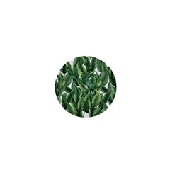 Green Banana Leaves 1  Mini Buttons by goljakoff