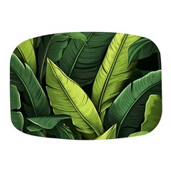 Banana Leaves Pattern Mini Square Pill Box by goljakoff