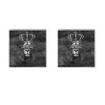 Lion King Of The Jungle Nature Cufflinks (Square) Front(Pair)