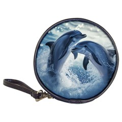Dolphins Sea Ocean Water Classic 20-cd Wallets by Cemarart